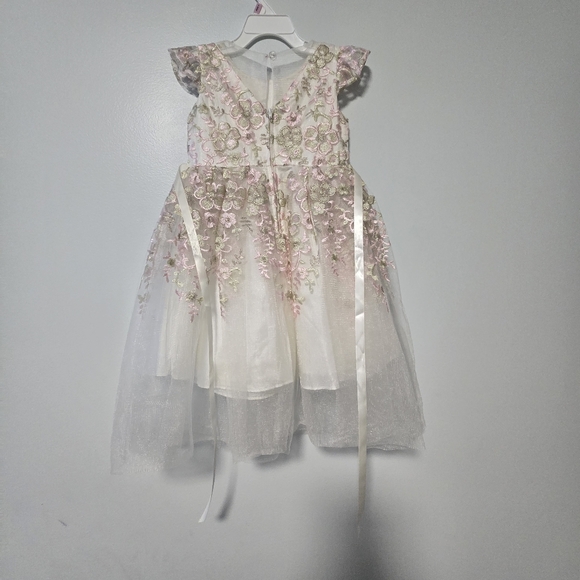 Rare Editions Embroidered Toddler Dress Size 4T - Picture 8 of 14